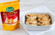 Finocchi gratinati al GranMix Classico Ferrari e nocciole