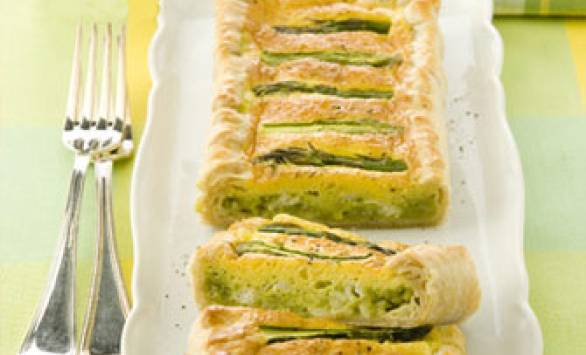 Quiche con asparagi